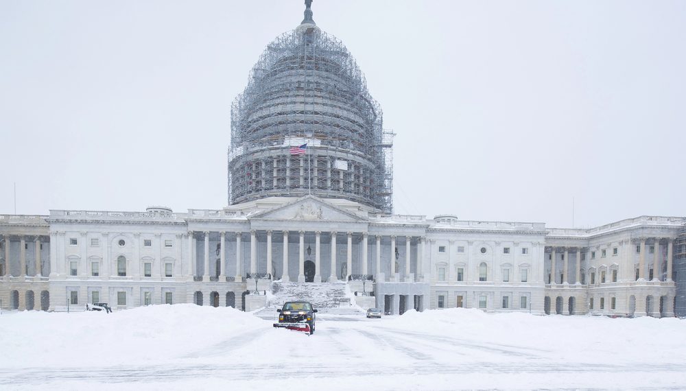 Biggest D.C. Snowstorm in Years Threatens to Derail 2024 Election Certification as Congress Flees Capital Despite Advisory to Stay