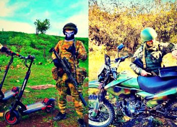 WILD: Relentless Russian Attackers Swarm Ukrainian Defensive Positions With Scooters, ATVs and Motorcycles (VIDEOS)